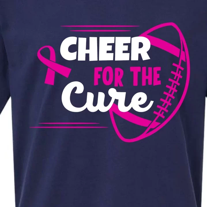 Cheer For The Cure Breast Cancer Awareness Sueded Cloud Jersey T-Shirt