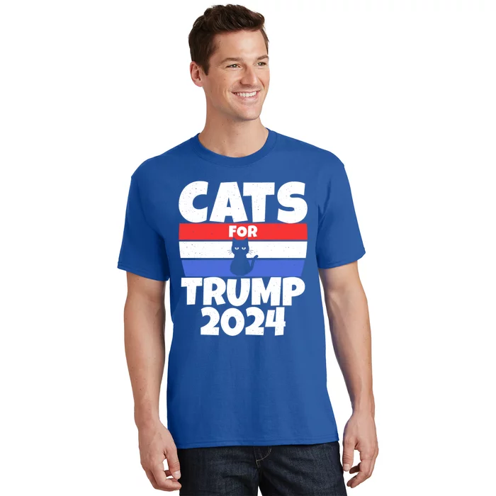 Cats For Trump 2024 Cat Owner Republican Cool Gift T-Shirt