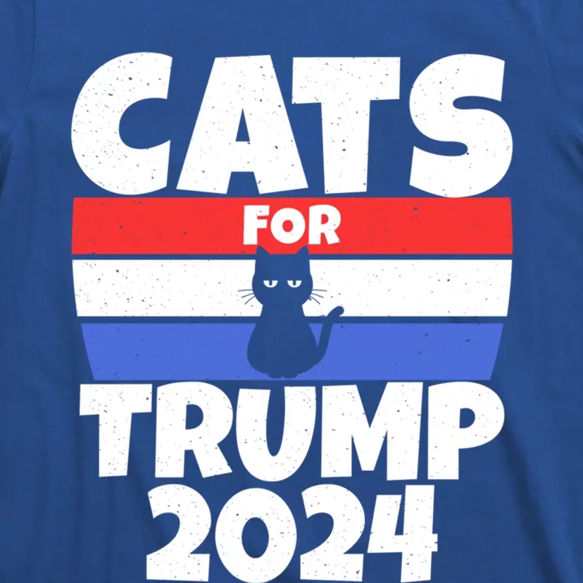 Cats For Trump 2024 Cat Owner Republican Cool Gift T-Shirt