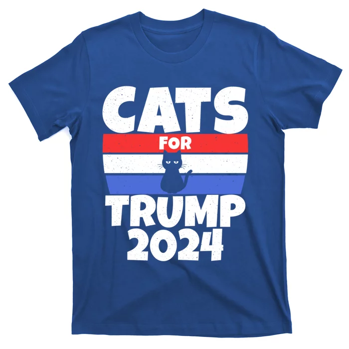 Cats For Trump 2024 Cat Owner Republican Cool Gift T-Shirt