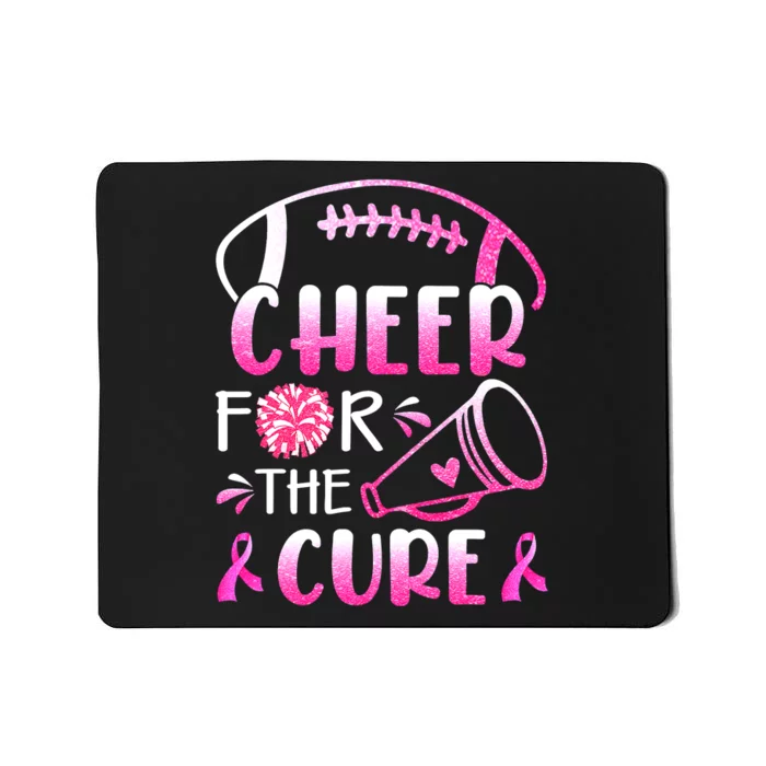 Cheer For The Cure Breast Cancer Awareness Mousepad