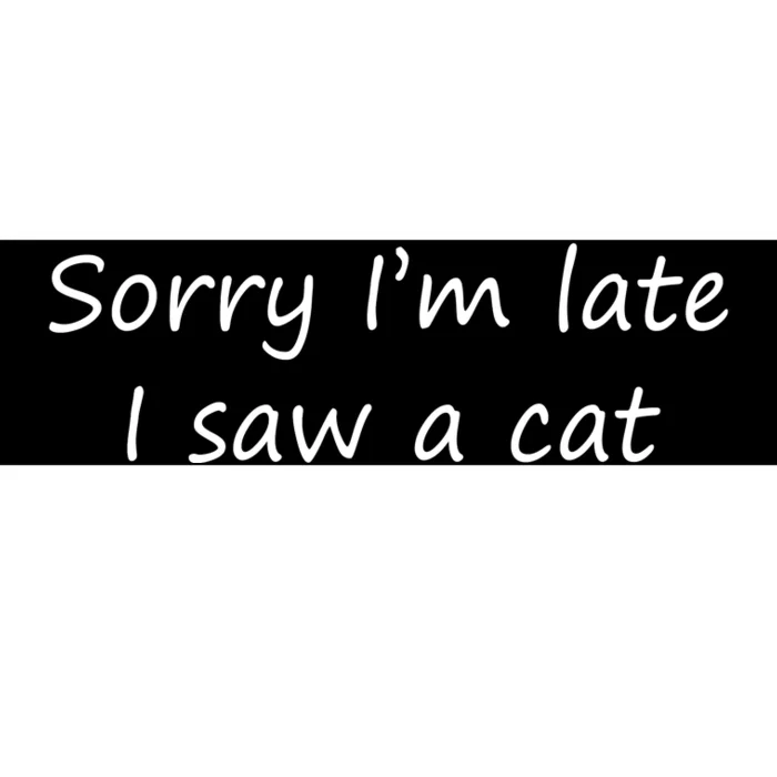 Cat Funny T Bumper Sticker