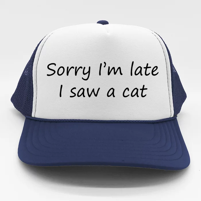 Cat Funny T Trucker Hat