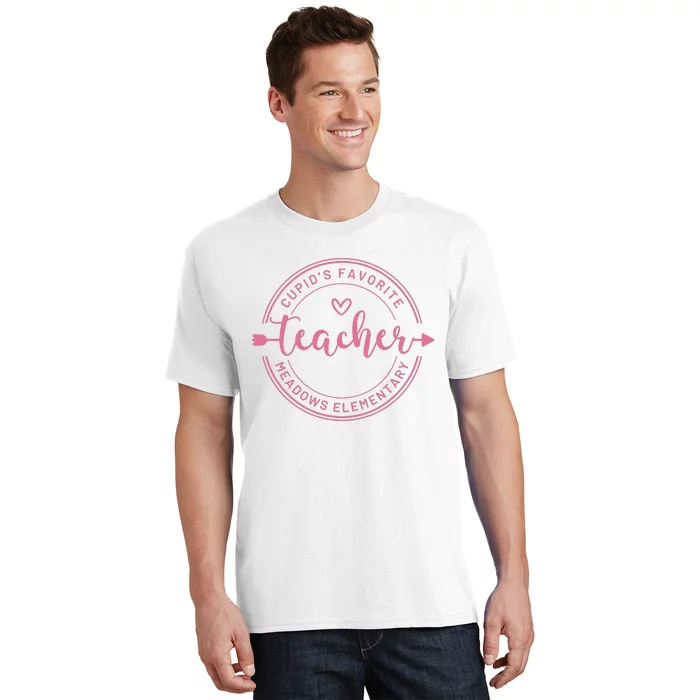 CupidS Favorite Teacher Meadows Elementary T-Shirt