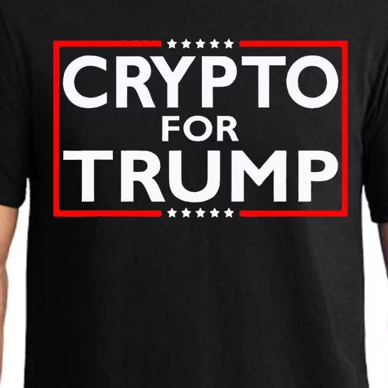 Crypto For Trump President Election 2024 Pro Cryptocurrency Pajama Set