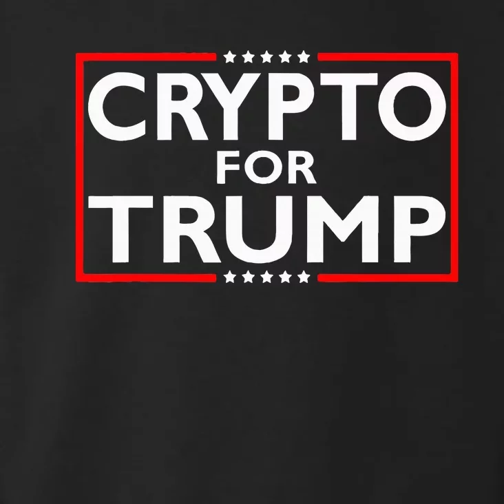 Crypto For Trump President Election 2024 Pro Cryptocurrency Toddler Hoodie