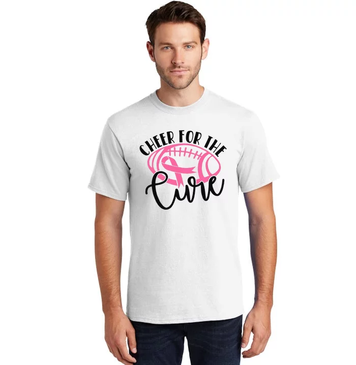 Cheer For The Cure Breast Cancer Awareness Girl Women Tall T-Shirt