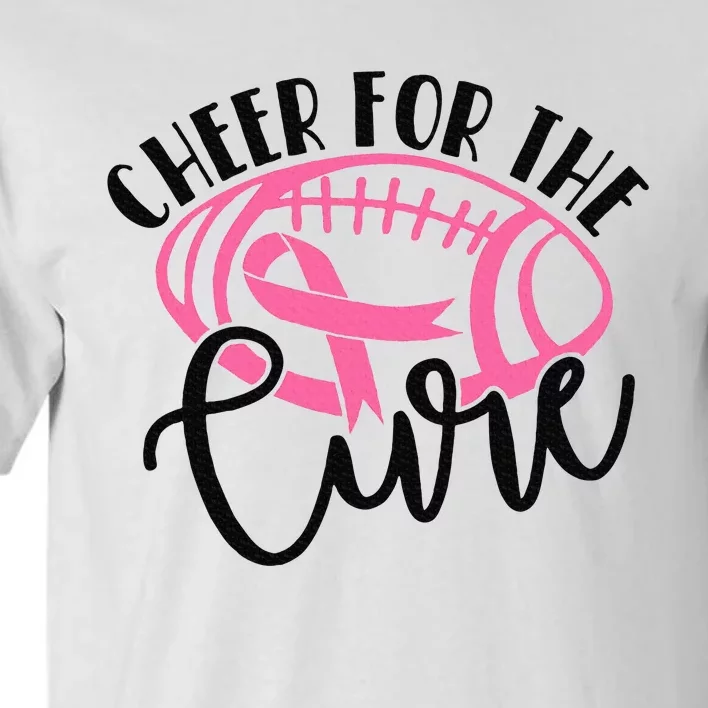 Cheer For The Cure Breast Cancer Awareness Girl Women Tall T-Shirt