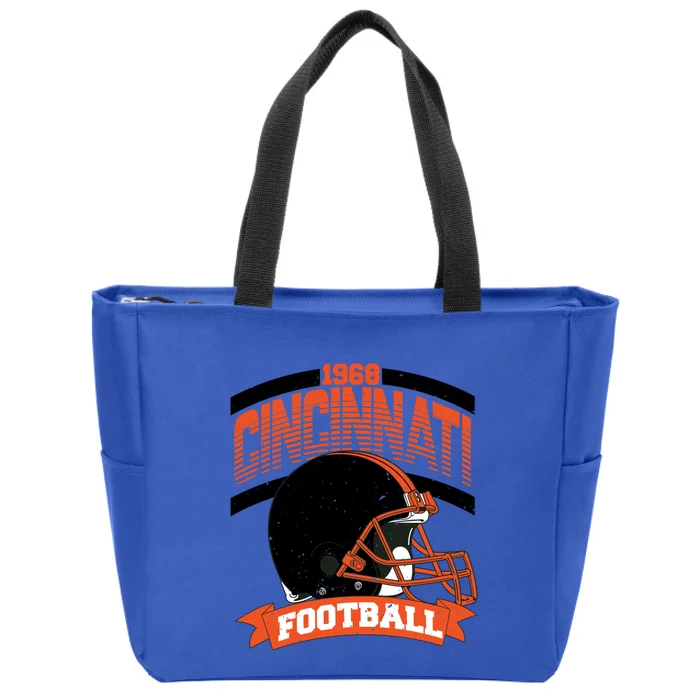 Cincinnati Football Team Supporter Zip Tote Bag