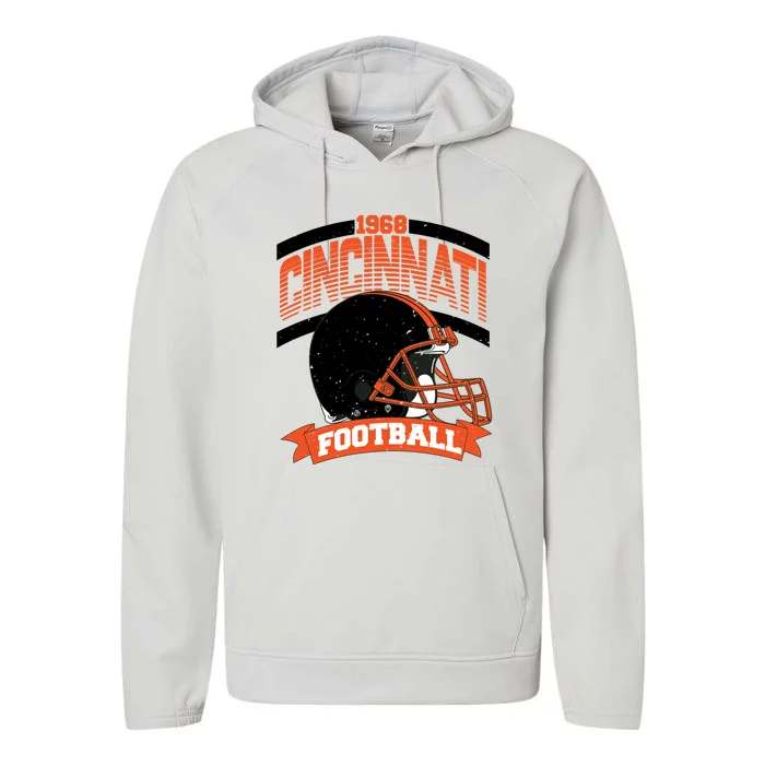 Cincinnati Football Team Supporter Performance Fleece Hoodie