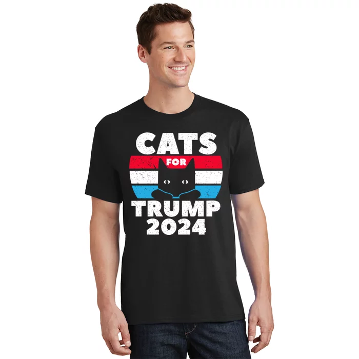 Cats For Trump 2024 Election T-Shirt