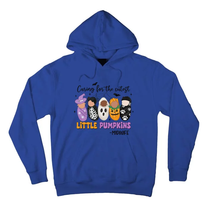 Caring For The Cutest Little Pumpkins Midwife Halloween Tall Hoodie