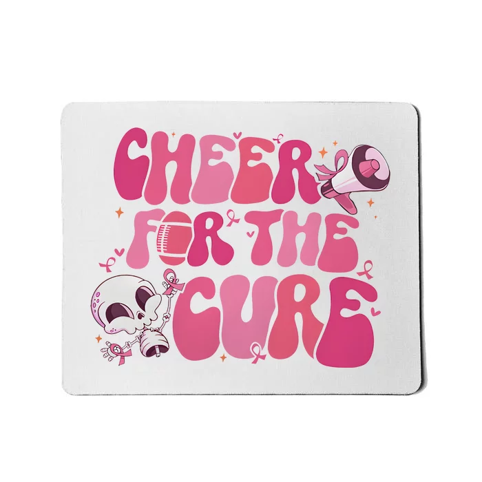 Cheer For The Cure Breast Cancer Football Pink Out Mousepad