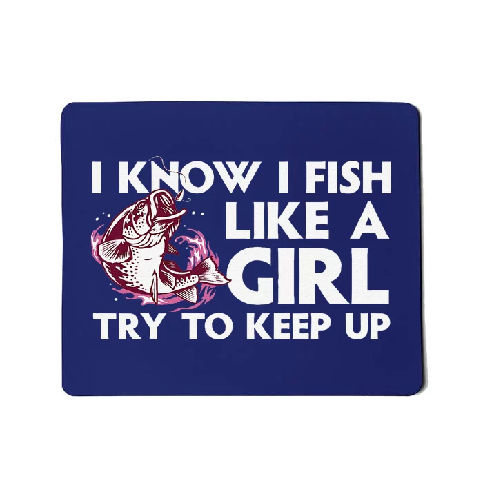 Cool Fishing Trout Angler Bass Fish Hunting Mousepad