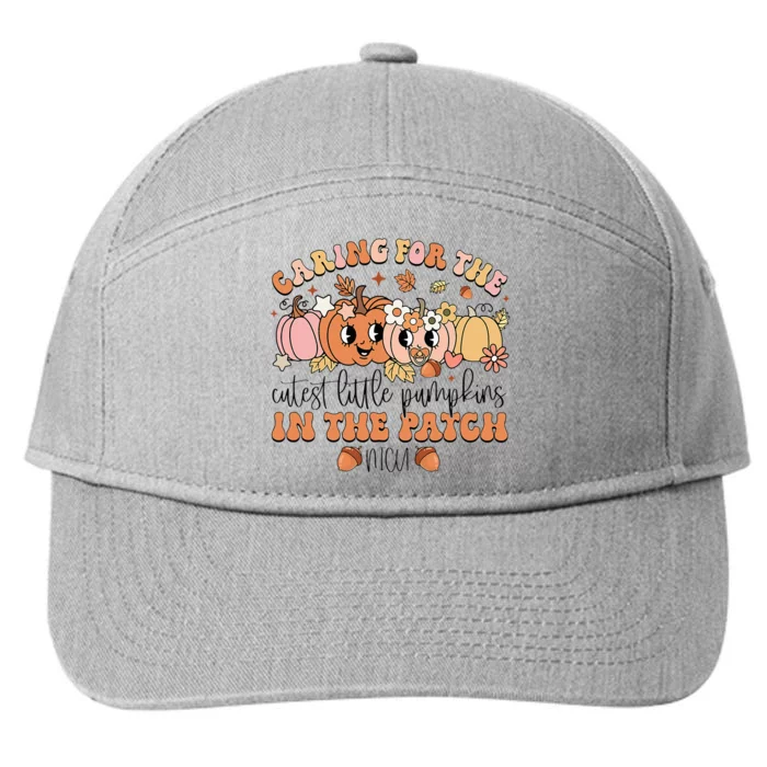 Caring For The Cutest Little Pumpkins In The Patch Nicu Fall 7-Panel Snapback Hat