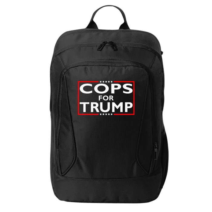 Cops For Trump President Election 2024 City Backpack