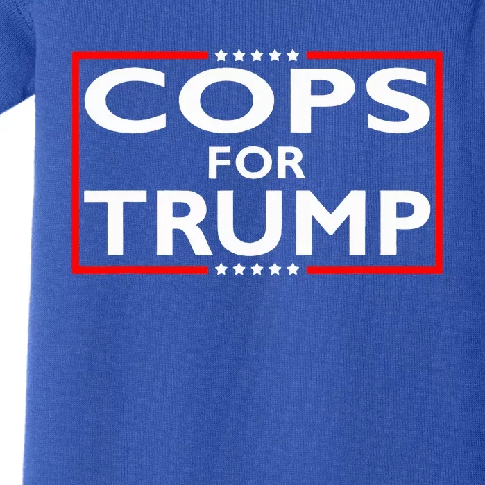 Cops For Trump President Election 2024 Baby Bodysuit