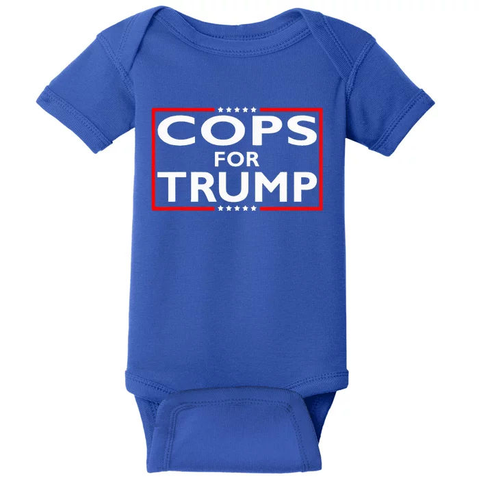 Cops For Trump President Election 2024 Baby Bodysuit