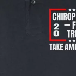 Chiropractors For Trump 2024: Take America Back Design Softstyle Adult Sport Polo