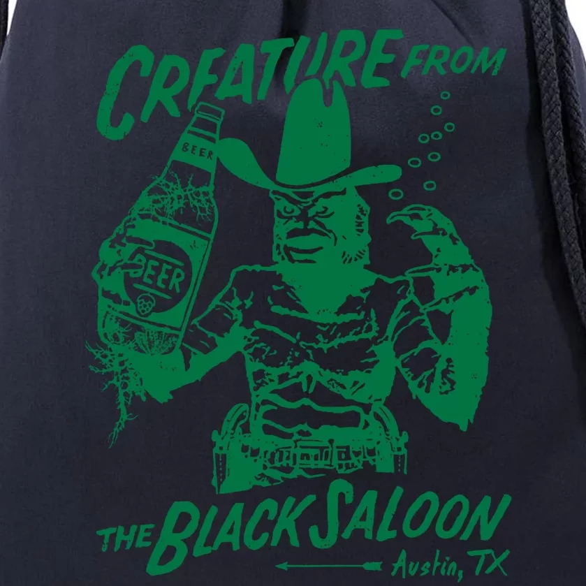 Creature From The Black Lagoon Drawstring Bag