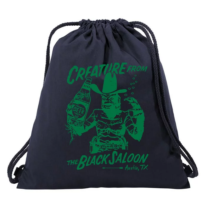 Creature From The Black Lagoon Drawstring Bag