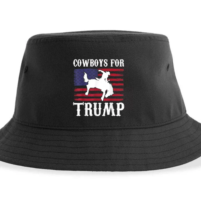 Cowboys For Trump Sustainable Bucket Hat