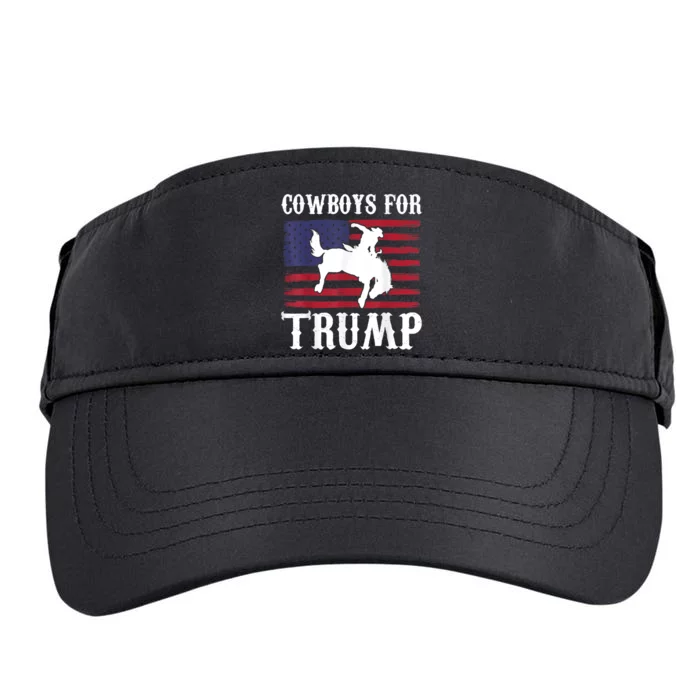 Cowboys For Trump Adult Drive Performance Visor