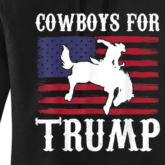 Cowboys For Trump Women's Pullover Hoodie