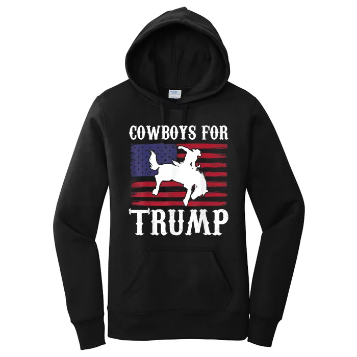 Cowboys For Trump Women's Pullover Hoodie