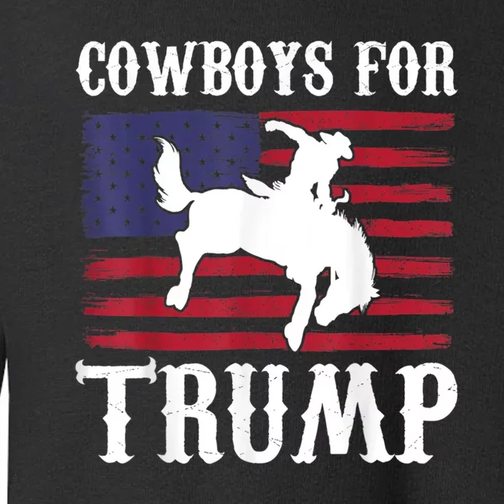 Cowboys For Trump Toddler Sweatshirt