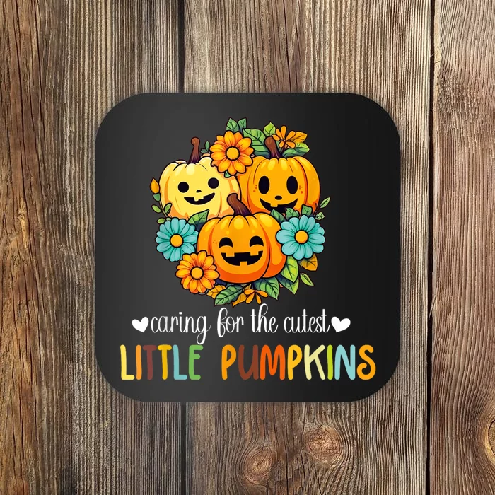 Caring For The Cutest Little Pumpkins Nurse Halloween Coaster