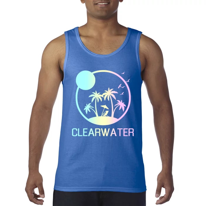 Clearwater Florida Travel Vacation Souvenir Beach Meaningful Gift Tank Top