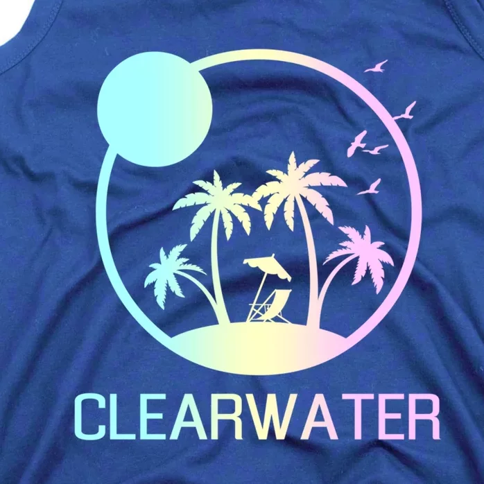 Clearwater Florida Travel Vacation Souvenir Beach Meaningful Gift Tank Top