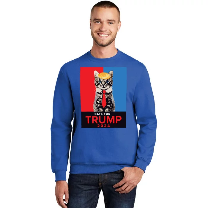 Cats For Trump 2024 Vance Trump 2024 Sweatshirt