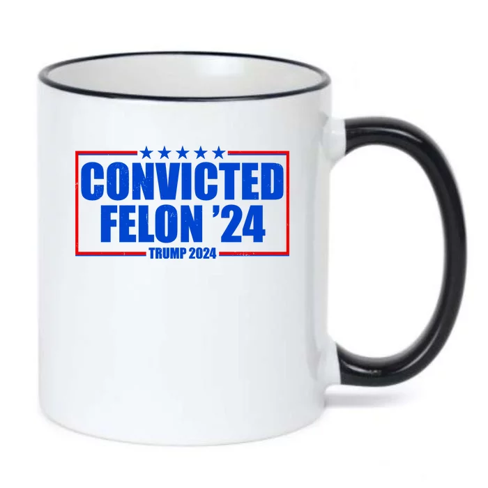 Convicted Felon Trump 2024 Vote Bring America Back Black Color Changing Mug