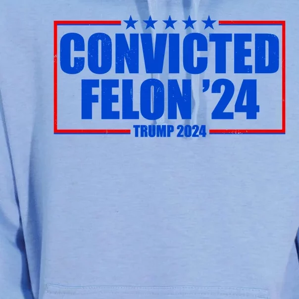 Convicted Felon Trump 2024 Vote Bring America Back Unisex Surf Hoodie