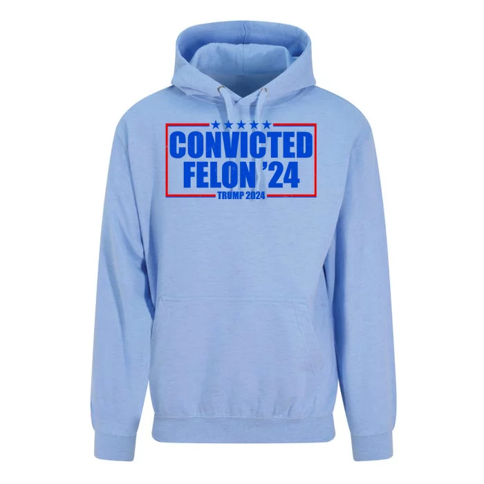 Convicted Felon Trump 2024 Vote Bring America Back Unisex Surf Hoodie