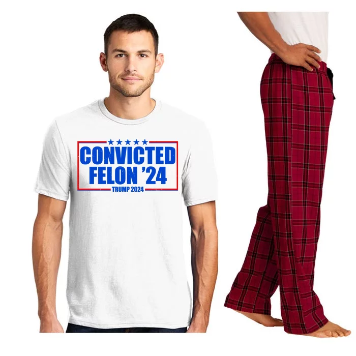 Convicted Felon Trump 2024 Vote Bring America Back Pajama Set