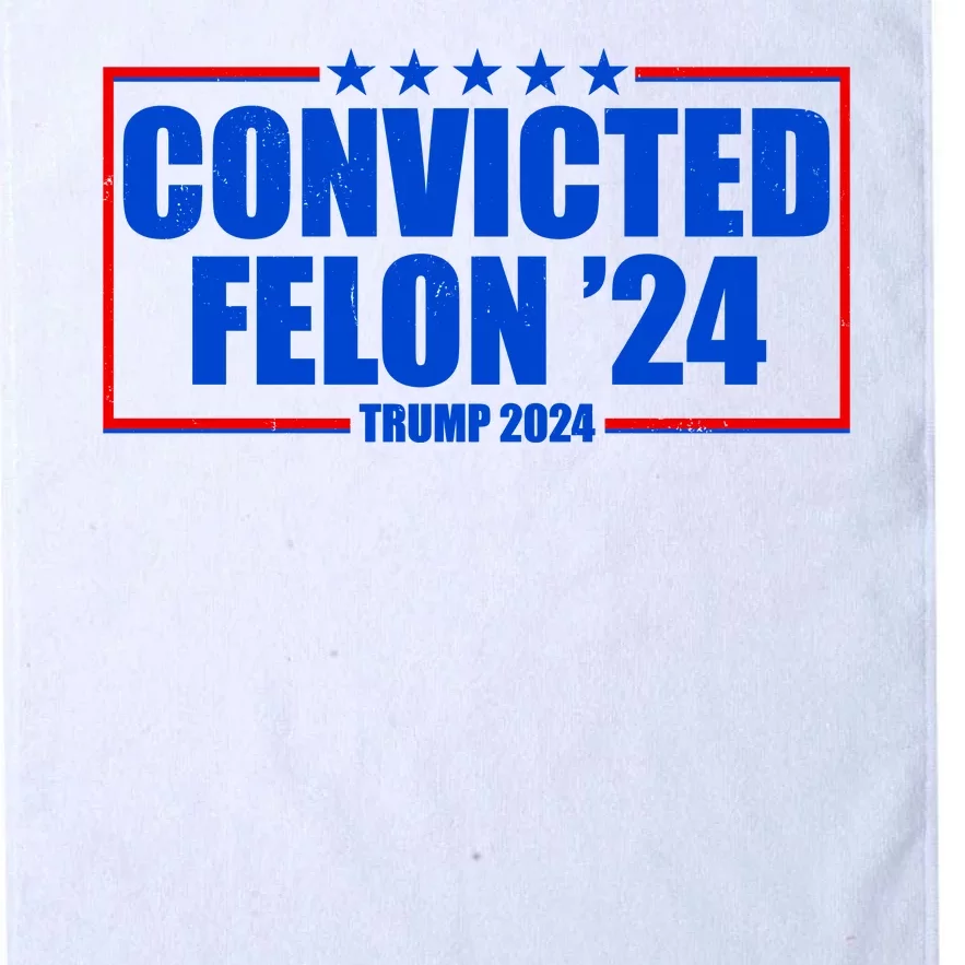 Convicted Felon Trump 2024 Vote Bring America Back Platinum Collection Golf Towel