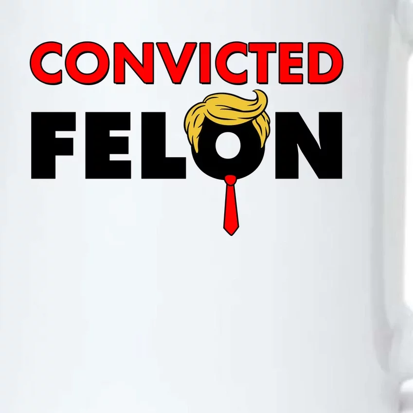 Convicted Felon Trump Black Color Changing Mug