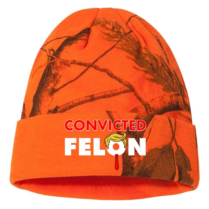 Convicted Felon Trump Kati - 12in Camo Beanie