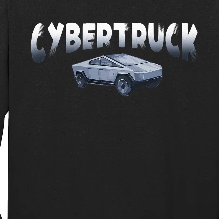 Cybertrucks Futuristic Truck Fans Car Lovers Auto Mechanic Long Sleeve Shirt