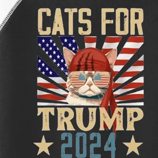 Cat For Trump 2024 Toddler Fine Jersey T-Shirt