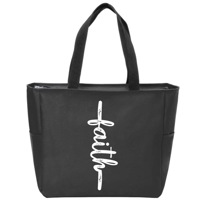 Cross Faith T Zip Tote Bag