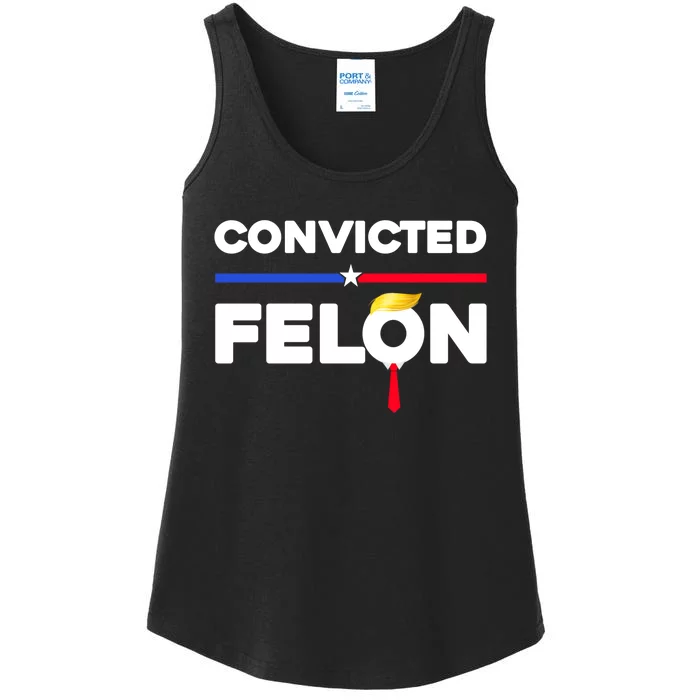 Convicted Felon Trump 2024 Ladies Essential Tank