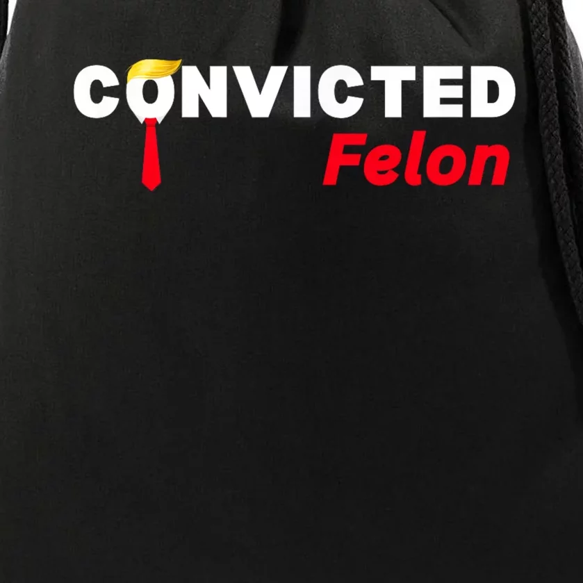 Convicted Felon Trump 2024 Drawstring Bag