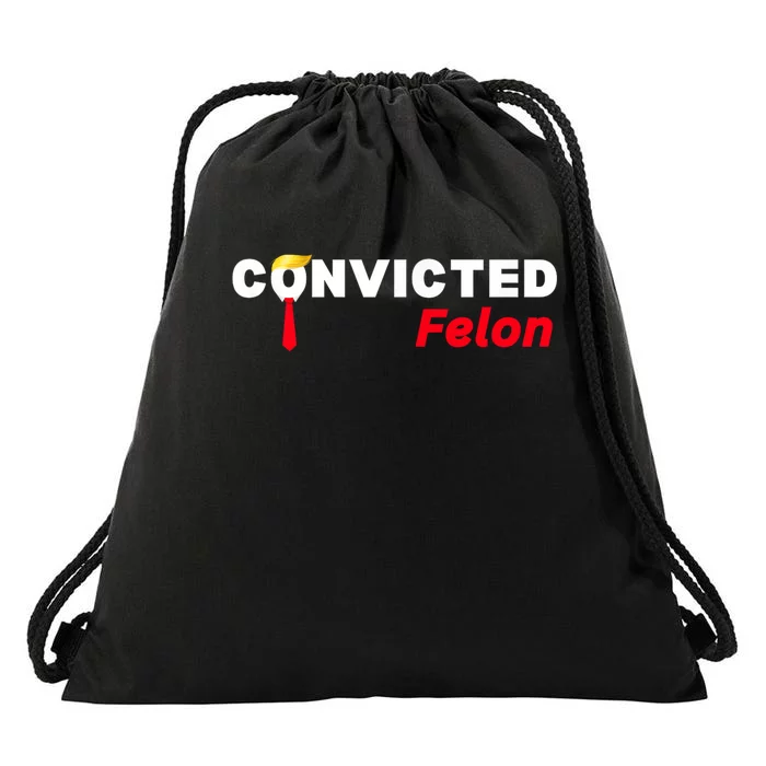 Convicted Felon Trump 2024 Drawstring Bag