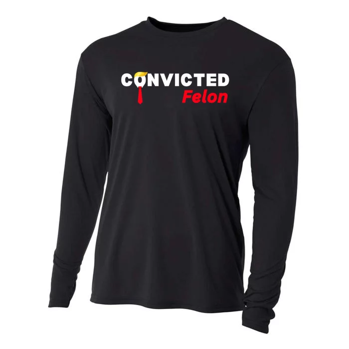 Convicted Felon Trump 2024 Cooling Performance Long Sleeve Crew