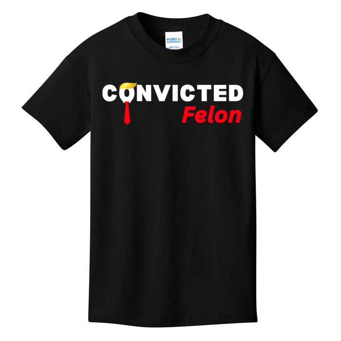 Convicted Felon Trump 2024 Kids T-Shirt