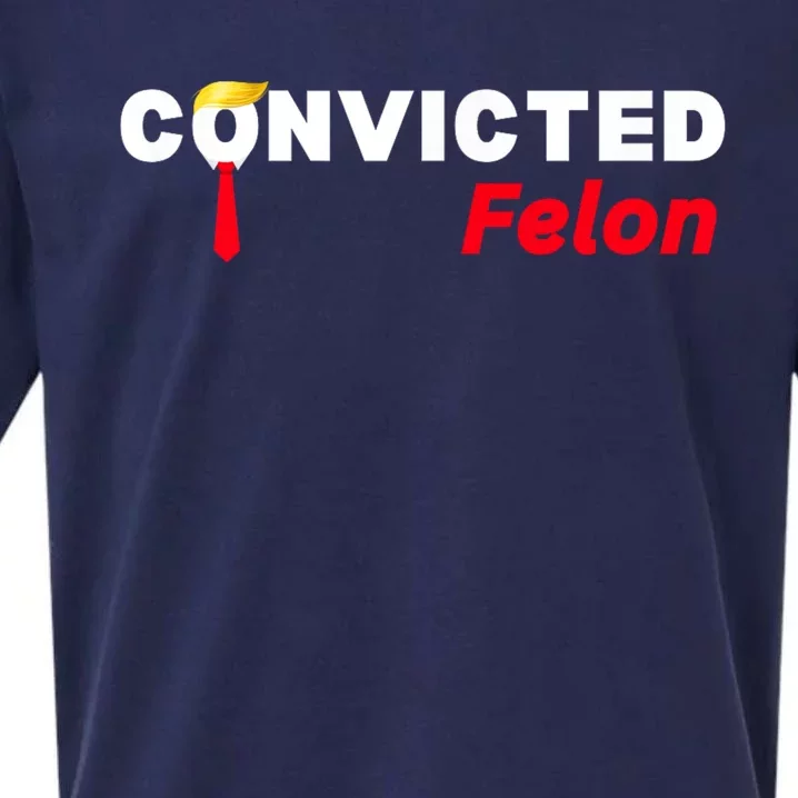 Convicted Felon Trump 2024 Sueded Cloud Jersey T-Shirt